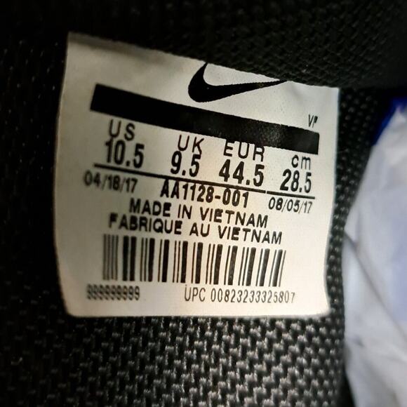 %Size 10.5 - Nike Sf Air Force 1 High Black Gum 2017 - AA1128-001 Men / A 24 main image 6